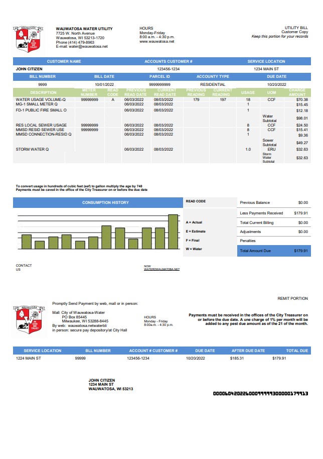  Minol USA business utility bill 